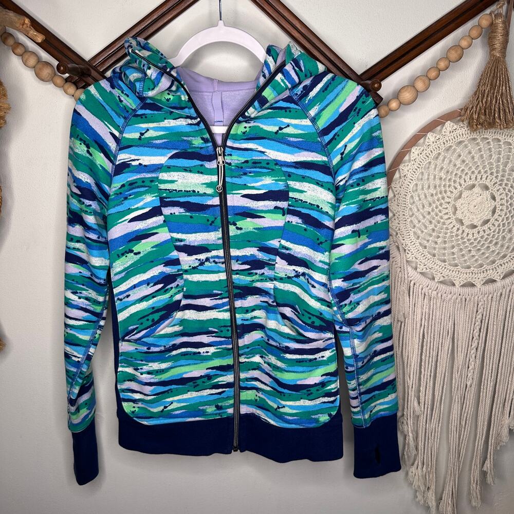 Lululemon Seven Wonders Multi Scuba Full Zip Hoodie